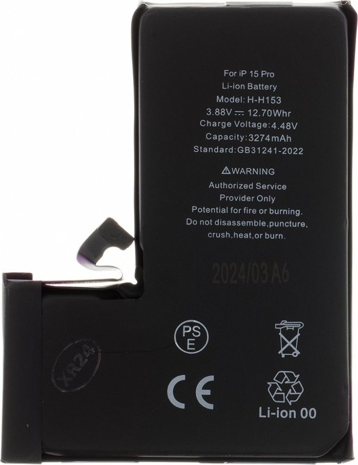 Baterie pro iPhone 15 Pro 3274mAh Li-Ion (Bulk)