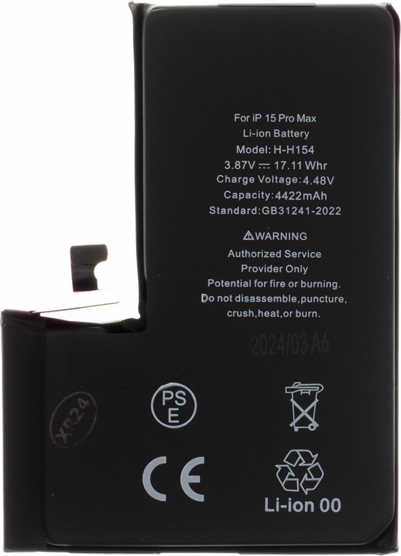 Baterie pro iPhone 15 Pro Max 4422mAh Li-Ion (Bulk)