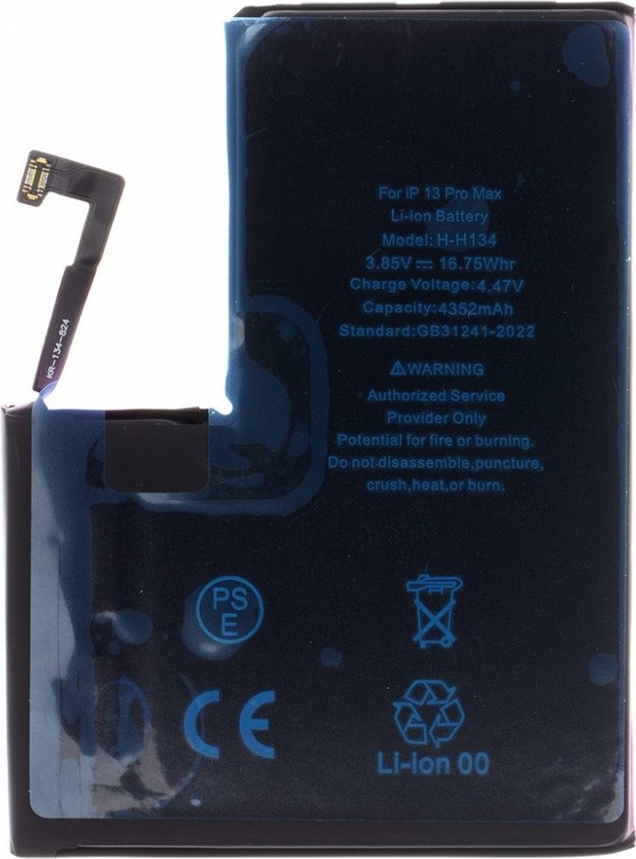 Baterie pro iPhone 13 Pro Max 4352mAh Li-Ion Resetted (Bulk)