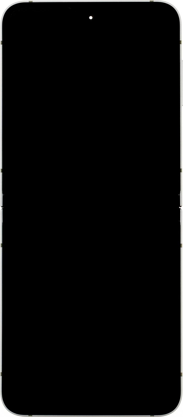 LCD display + Dotyk + Přední Kryt Samsung F741 Galaxy Z Flip 6 5G White (Service Pack)