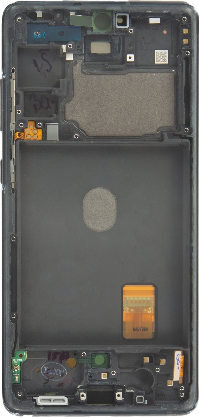 LCD display + Dotyk + Přední Kryt Samsung G781 5G Galaxy S20 FE Cloud Navy (Service Pack)