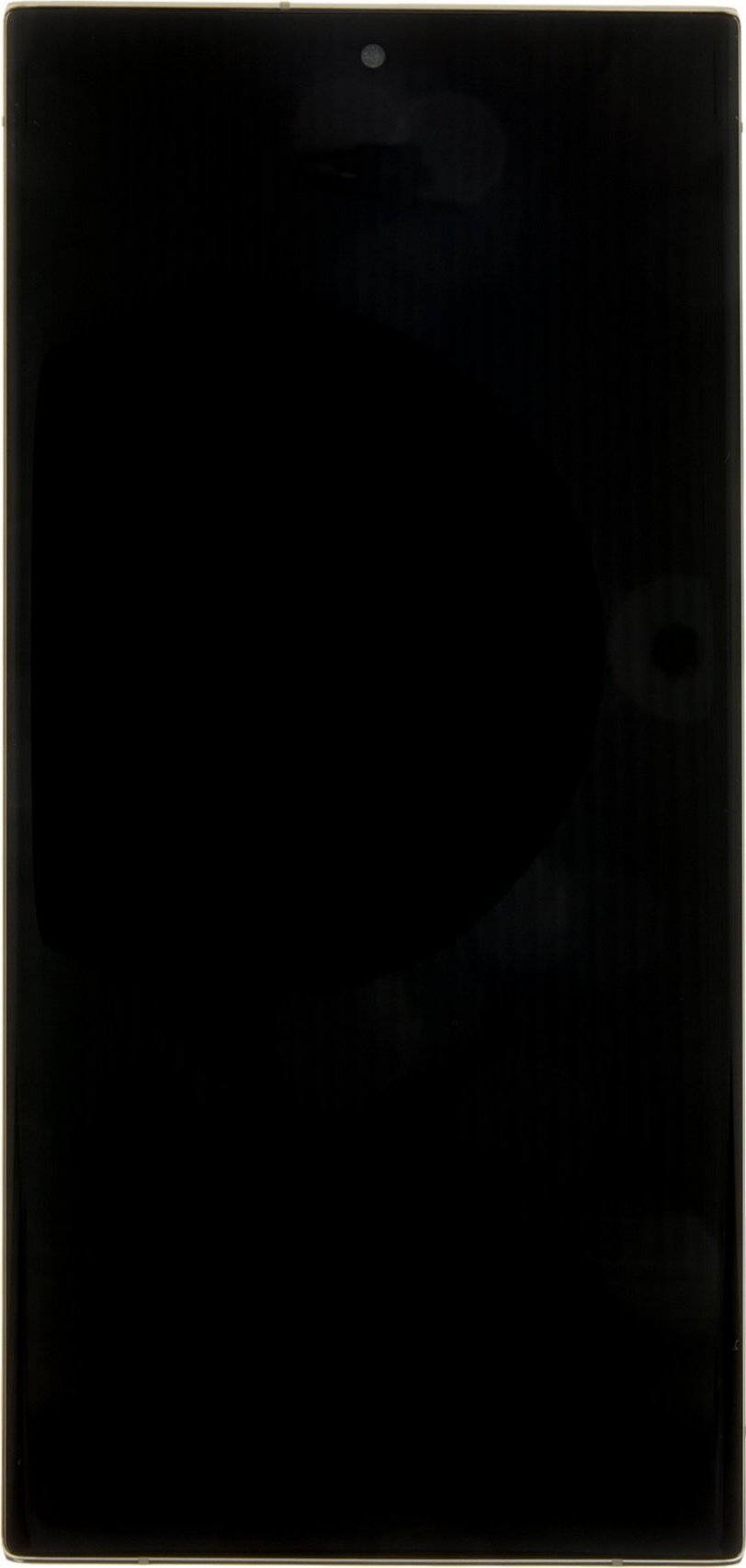 LCD display + Dotyk + Přední kryt Samsung S918 Galaxy S23 Ultra Cream (Service Pack)