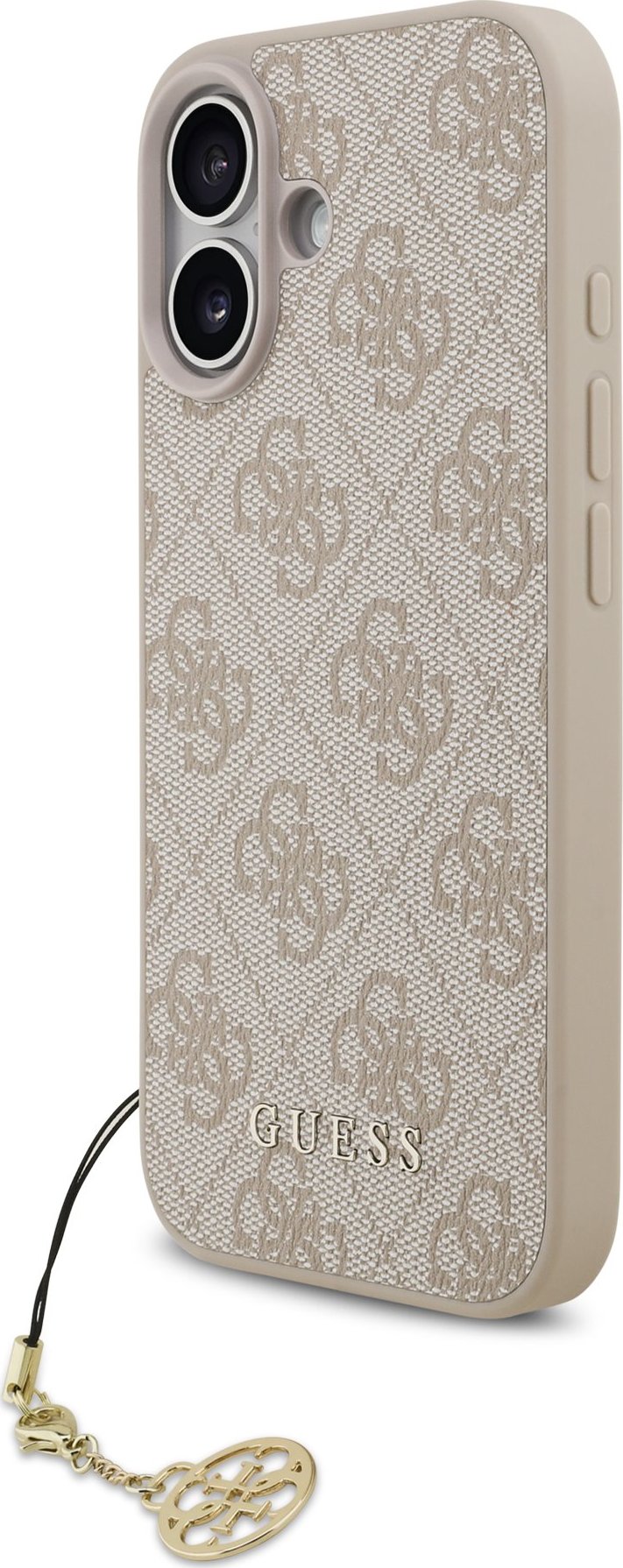 Guess 4G Charm MagSafe Zadní Kryt pro iPhone 17 Tone on Tone Pink