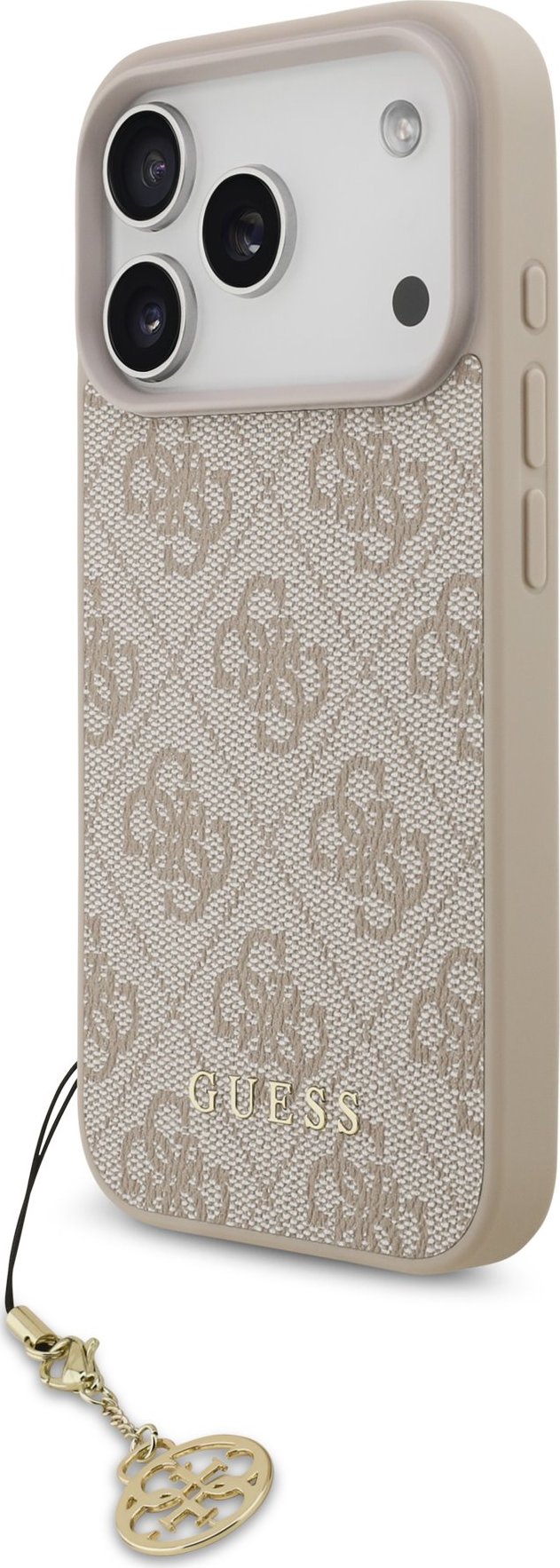 Guess 4G Charm MagSafe Zadní Kryt pro iPhone 17 Pro Tone on Tone Pink