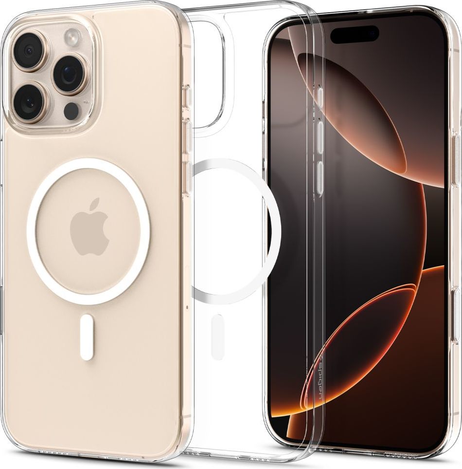 SPIGEN THIN FIT "T" MAG MAGSAFE IPHONE 16 PRO CLEAR/WHITE