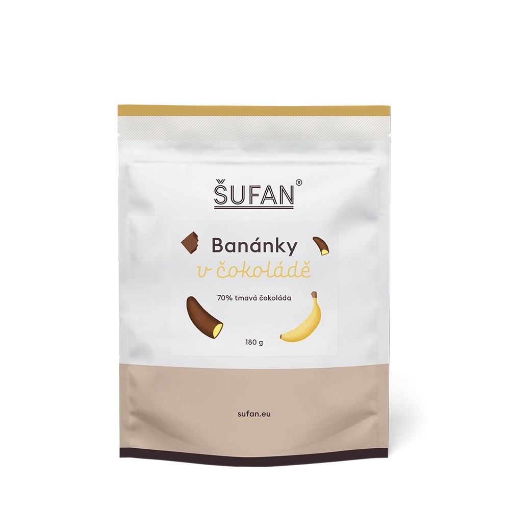 Naše banánky v čokoládě - Šufan - 180g