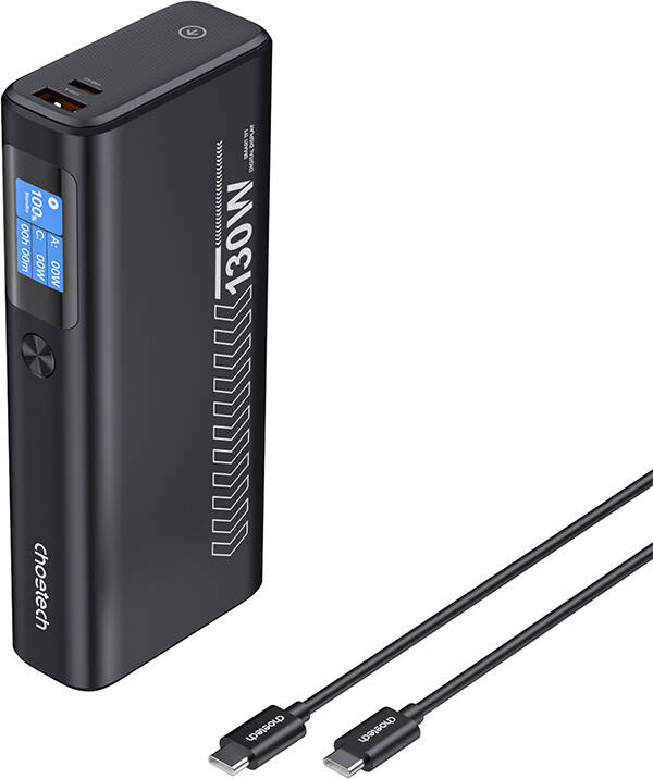 Power banka Choetech B702 20000mAh PD100W 2C1A (šedá)