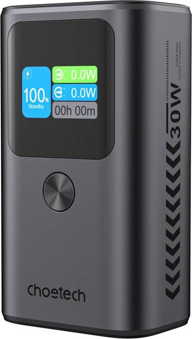 Power banka Choetech B701 10000mAh PD30W (šedá)