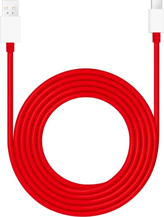 OnePlus SUPERVOOC Charge USB-A/USB-C Datový Kabel 10A 1,5m Red
