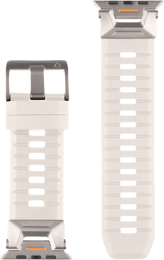 Levně Tactical Tough Band pro Apple Watch Ultra Light Grey/Silver