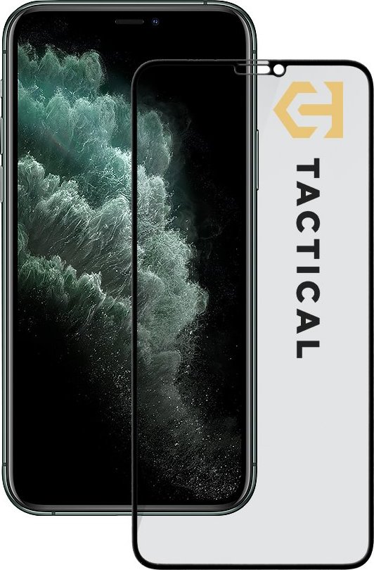 Tactical Glass Shield Privacy Stealth 5D sklo pro Apple iPhone 11 Pro Max/XS Max Black