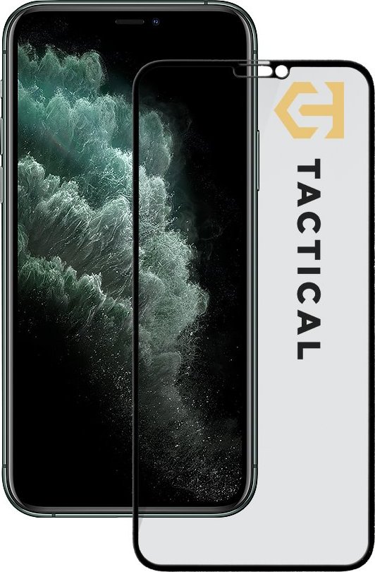 Tactical Glass Shield Privacy Stealth 5D sklo pro Apple iPhone 11 Pro/XS/X Black