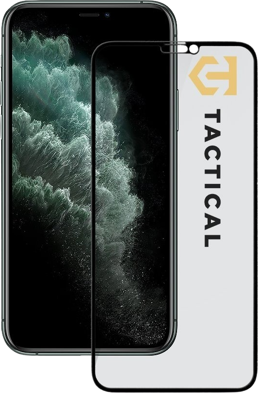 Tactical Glass Shield Privacy Stealth 5D sklo pro Apple iPhone 11 Pro/XS/X Black