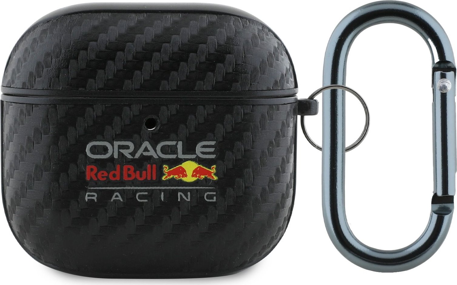 Red Bull PU Karbonové Pouzdro pro AirPods 4 Black