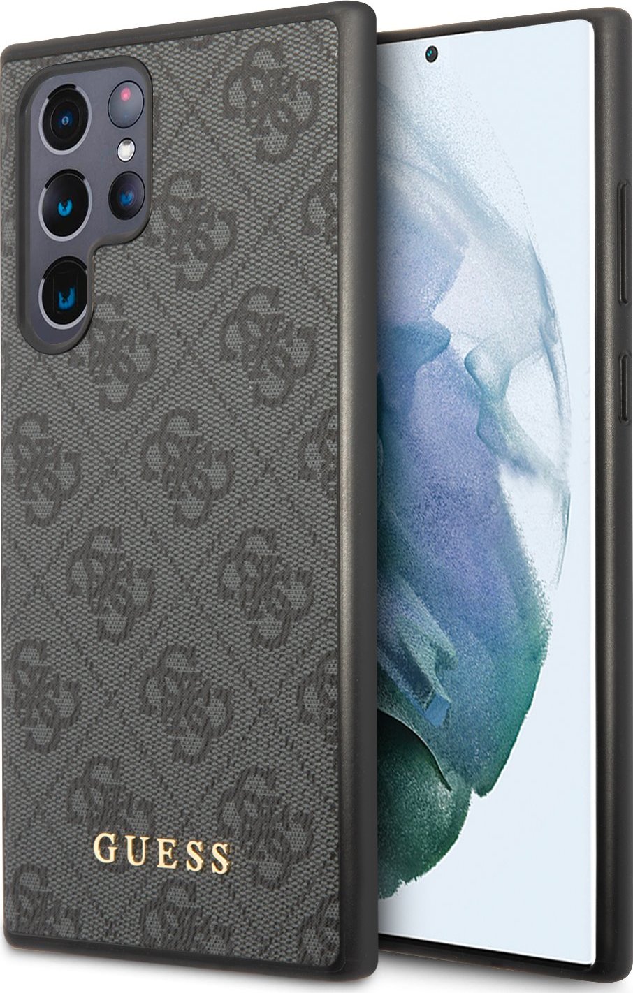 Guess 4G Zadní Kryt pro Samsung Galaxy S24 Ultra Black