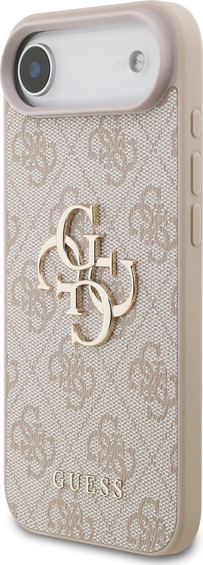 Guess PU 4G Metal Logo Zadní Kryt pro iPhone Air Pink
