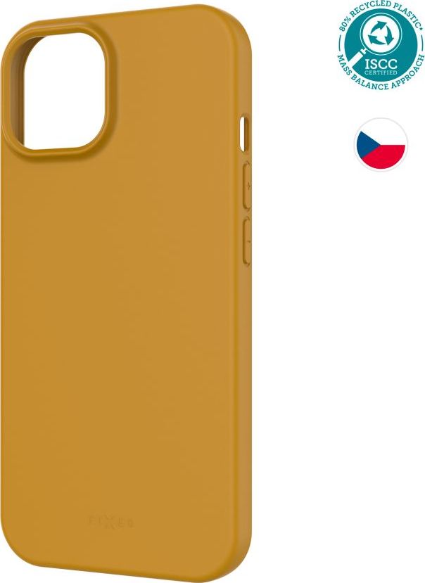 TPU gelový kryt FIXED ReStory pro Apple iPhone 15, zlatý