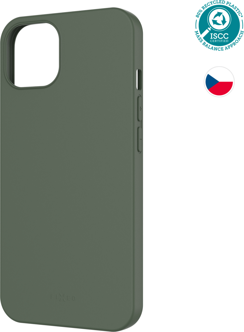 TPU gelový kryt FIXED ReStory pro Apple iPhone 13, zelený