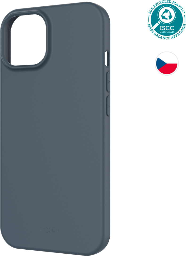 TPU gelový kryt FIXED ReStory pro Apple iPhone 15, modrý