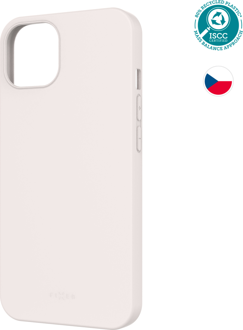 TPU gelový kryt FIXED ReStory pro Apple iPhone 13, šedý