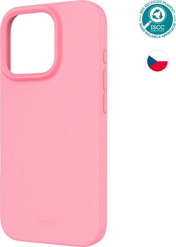 TPU gelový kryt FIXED ReStory pro Apple iPhone 16 Pro, růžový