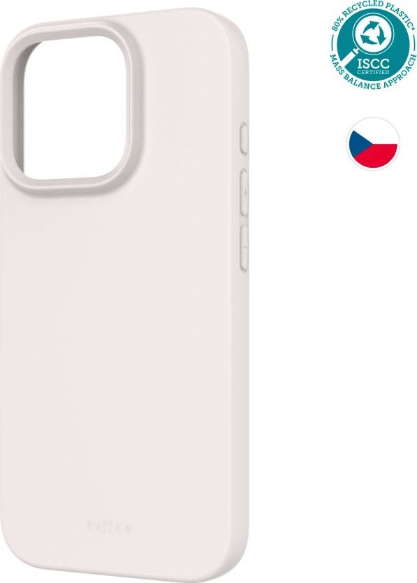 TPU gelový kryt FIXED ReStory pro Apple iPhone 16 Pro, šedý
