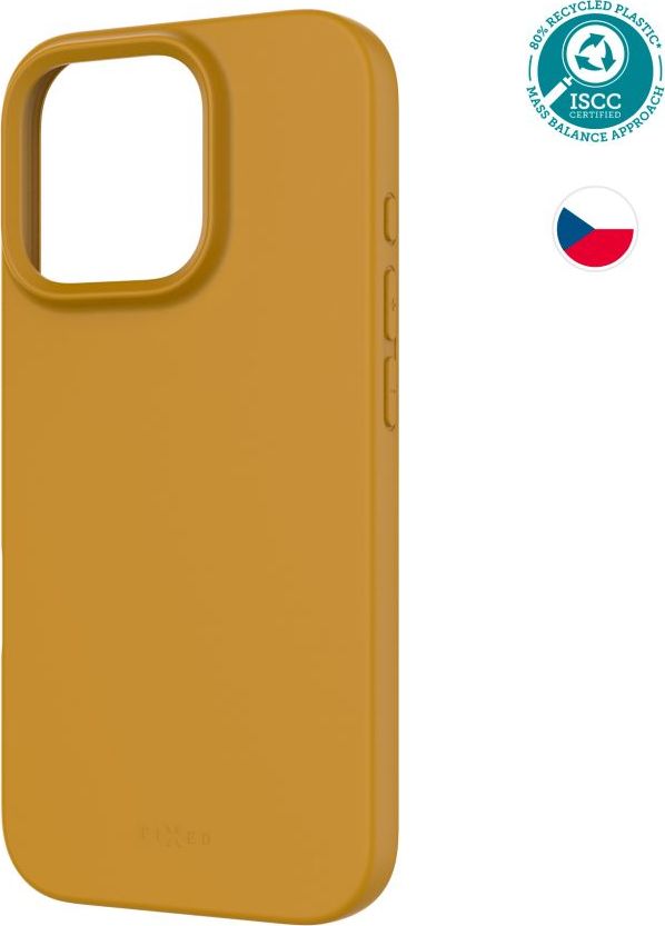 TPU gelový kryt FIXED ReStory pro Apple iPhone 16 Pro, zlatý