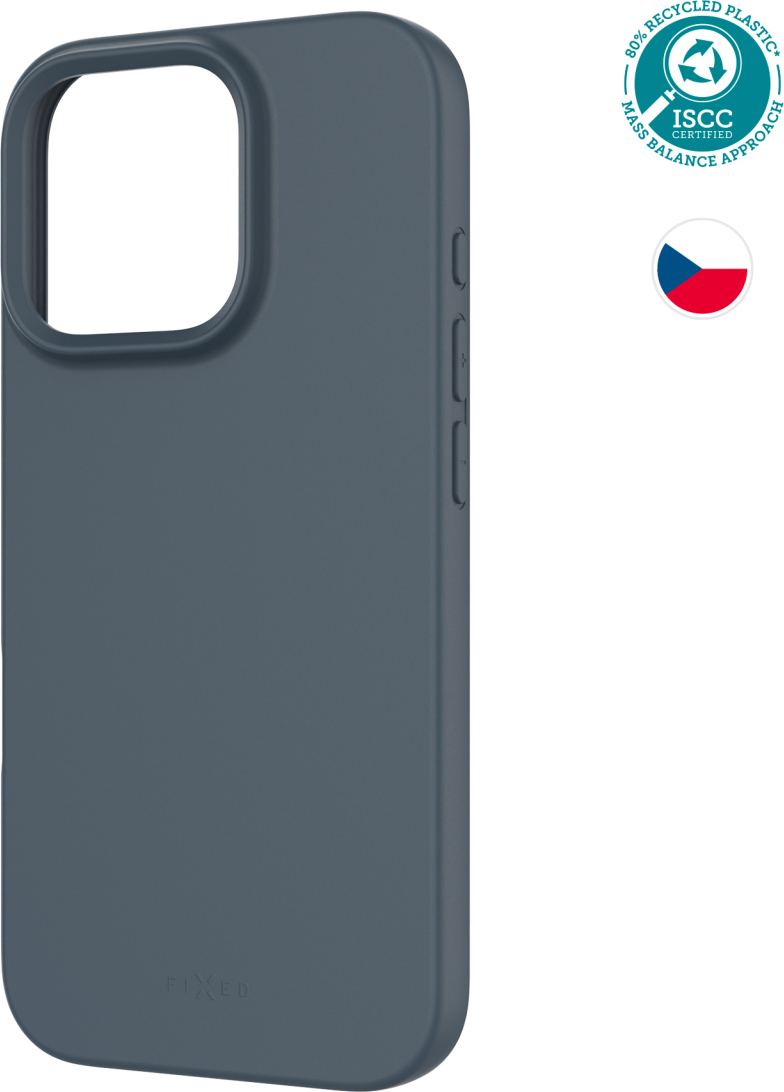 TPU gelový kryt FIXED ReStory pro Apple iPhone 16 Pro, modrý