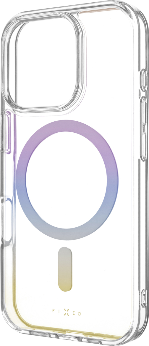 Zadní kryt FIXED MagRainbow s podporou MagSafe pro Apple iPhone 16 Pro, duhový