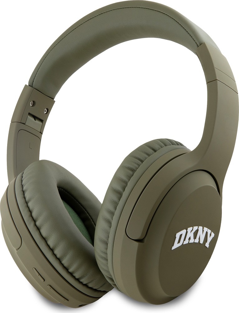 DKNY PU Leather Arch Logo Bezdrátová Sluchátka Green