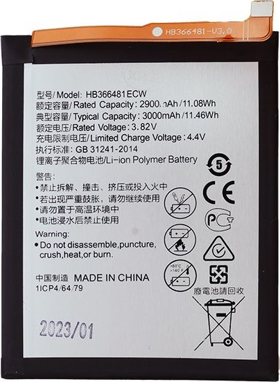 HB366481ECW Baterie pro Huawei 3000mAh Li-Ion (OEM)