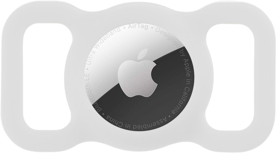 Tactical Airtag Beam Collar White