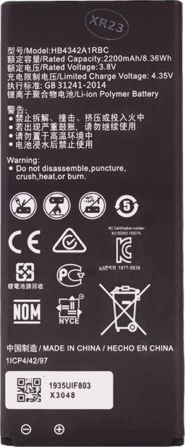 HB4342A1RBC Baterie pro Huawei 2200mAh Li-Ion (OEM)
