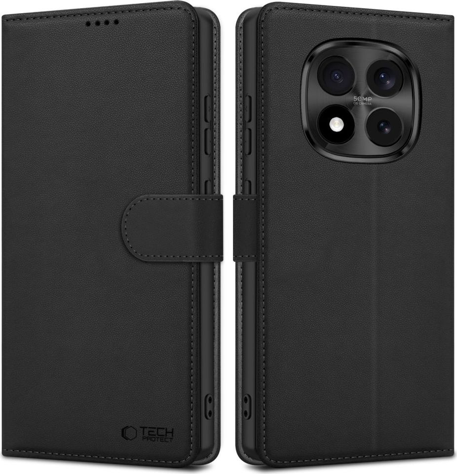 TECH-PROTECT WALLET XIAOMI POCO M8 PRO / REDMI NOTE 15 PRO+ PLUS 5G MATTE BLACK