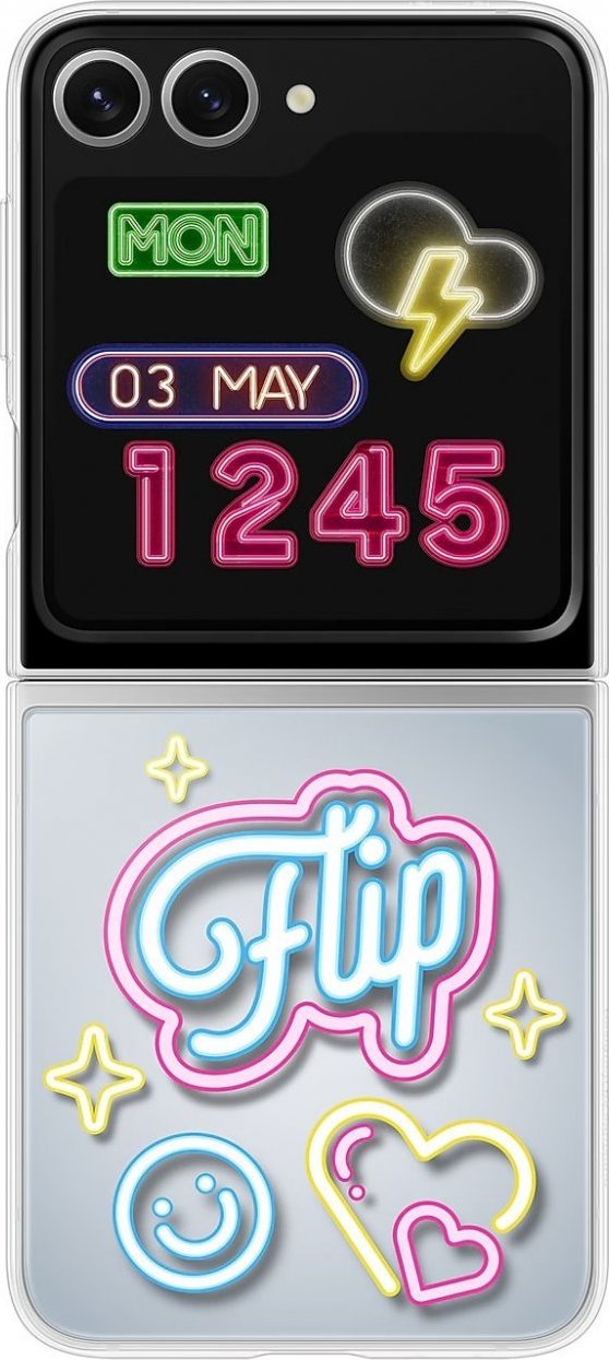 EF-ZF741CTE Samsung FlipSuit Kryt pro Galaxy Z Flip 6/7 FE Transparent