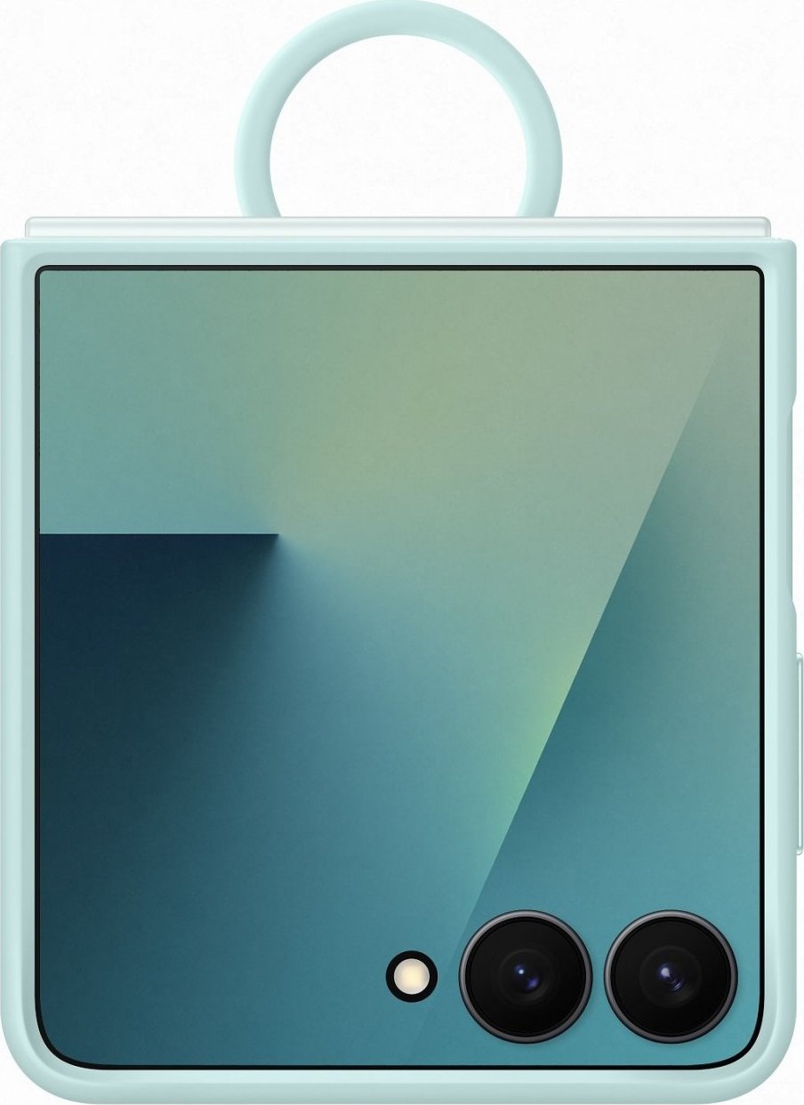 EF-PF766TME Samsung Silikonový Kryt s Kroužkem pro Galaxy Z Flip 7 Mint