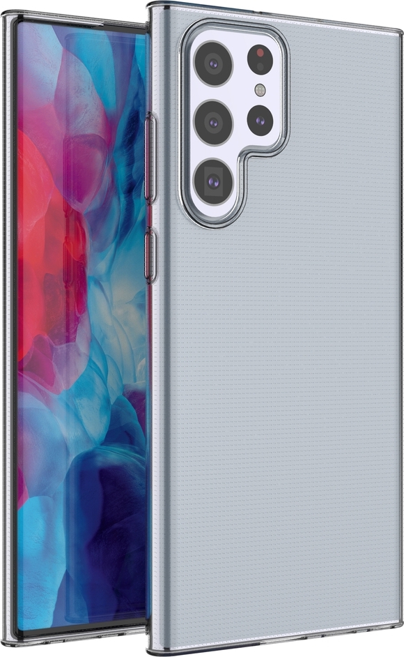 Ultra průhledný gelový kryt 0,5 mm pro Samsung Galaxy S22 Ultra Transparent