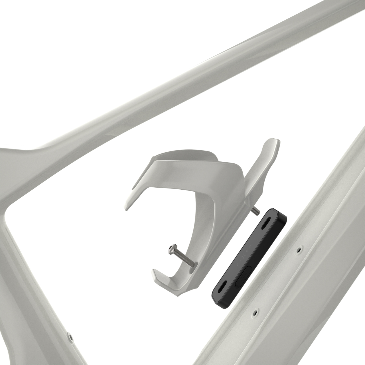 FIXED Tag Bikee lokátor na kolo s Apple Find My a Google Find Hub, černý