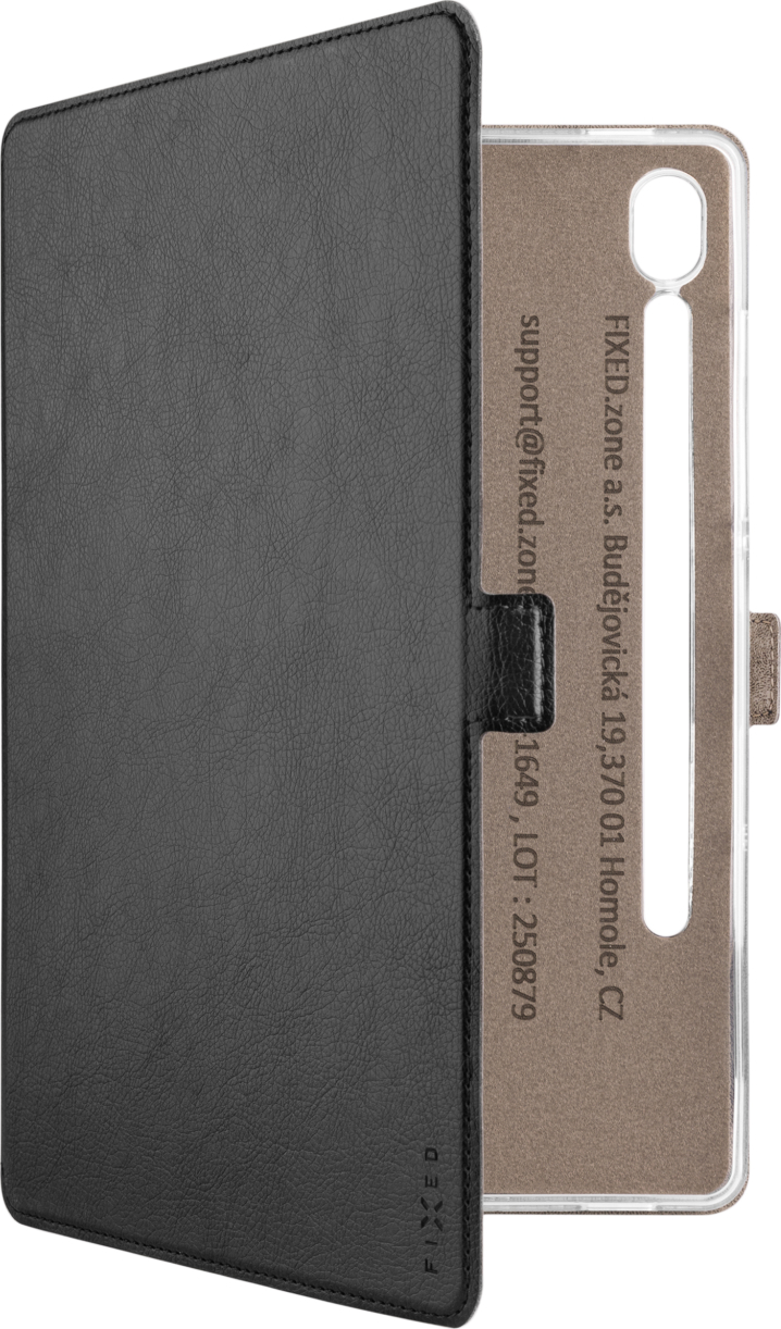 Levně Pouzdro se stojánkem FIXED Topic Tab pro Samsung Galaxy Tab S11/S10lite/S10FE/S9/S9 FE, černé