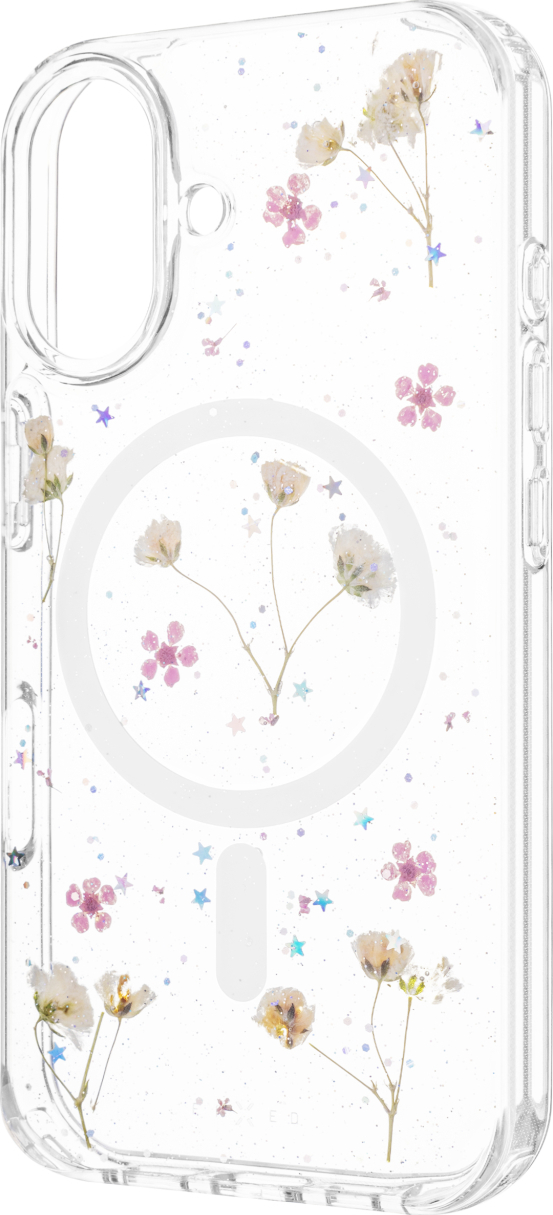 Zadní kryt FIXED MagBloom s podporou MagSafe pro Apple iPhone 16, Blush Plum