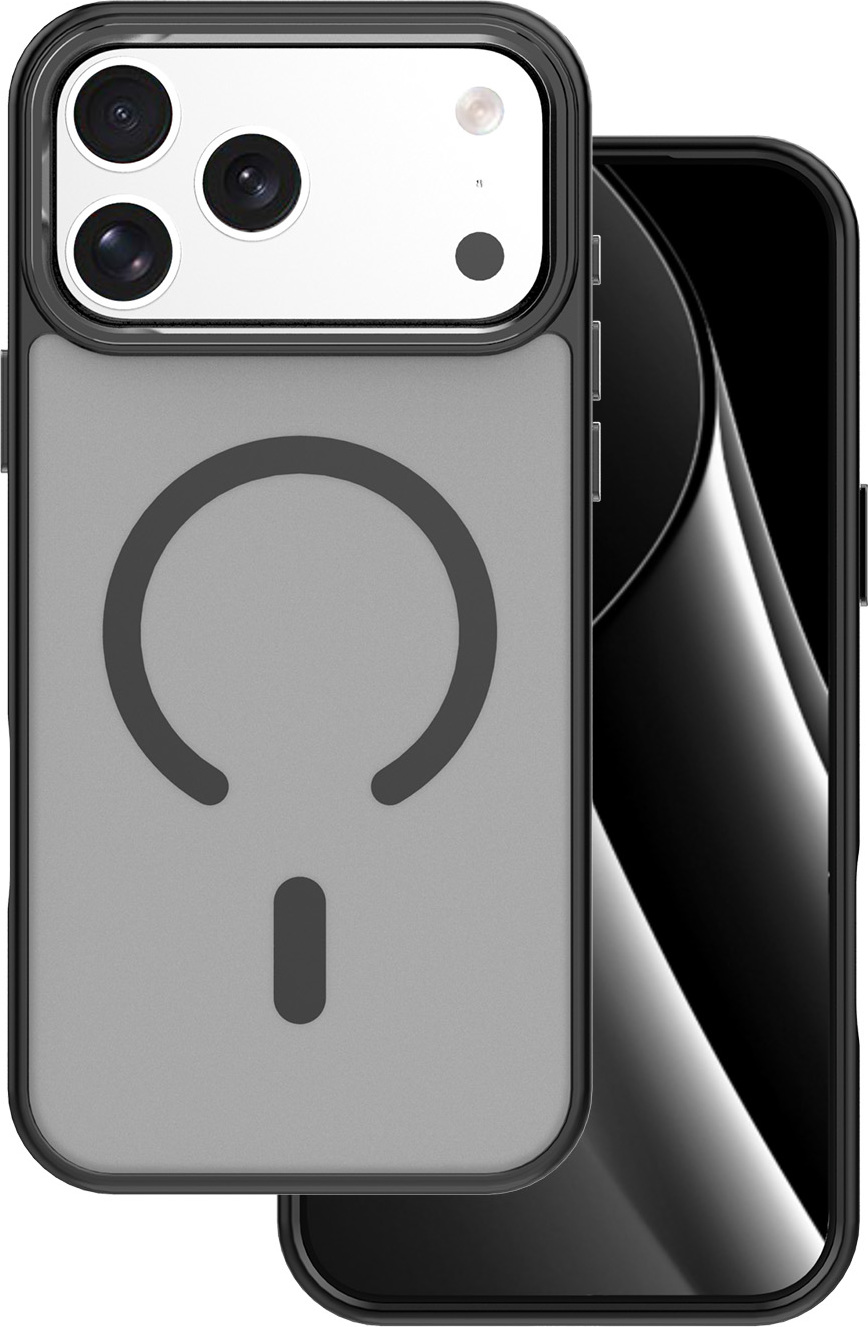 TFO Kryt Frozen Mag pro iPhone 17 Pro Max 6,9" černý s otevřeným kroužkem