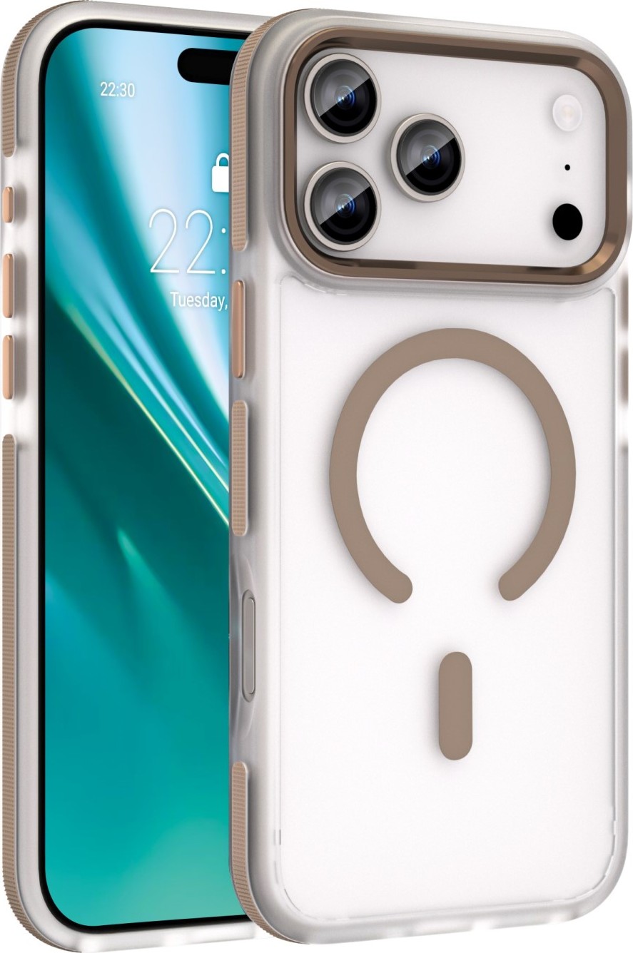 Pouzdro Etteri Icy Mag pro iPhone 17 Pro Max zlaté