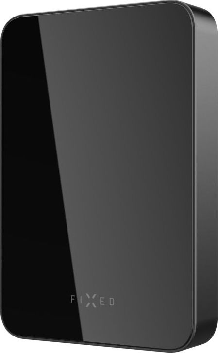 Powerbanka FIXED MagZen 10 Crystal s bezdrátovým nabíjením se standardem Qi2 a podporou MagSafe, 10 000 mAh, černá