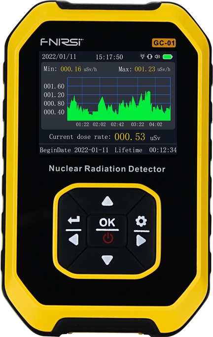 Detektor jaderného záření FNIRSI GC-01
