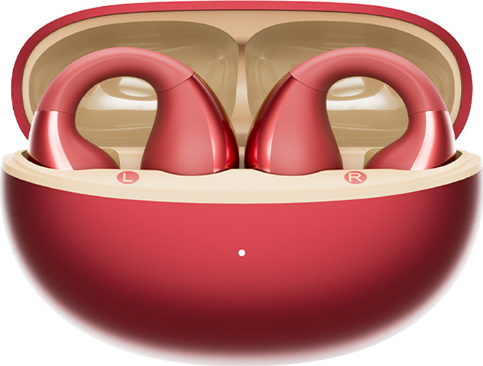Sluchátka QCY Crossky Clip C30S (červená)