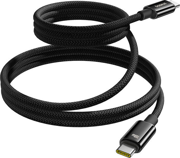 Baseus Tungsten Gold Charging Cable USB-C to USB-C 100W 1m (black)