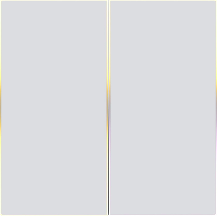 Dotykový spínač světla ZigBee Avatto TS60-EU-W4 Quad TUYA (bílý).