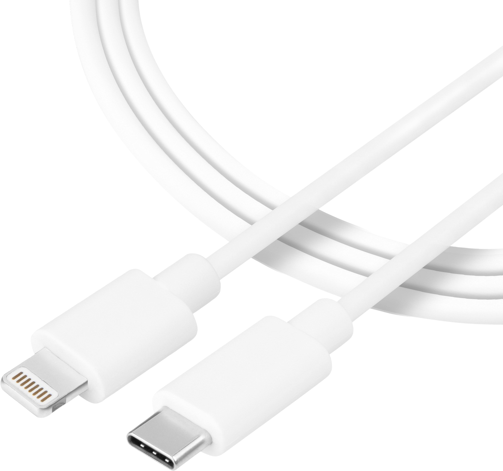 Tactical Smooth Thread Cable USB-C/Lightning 0.3m White