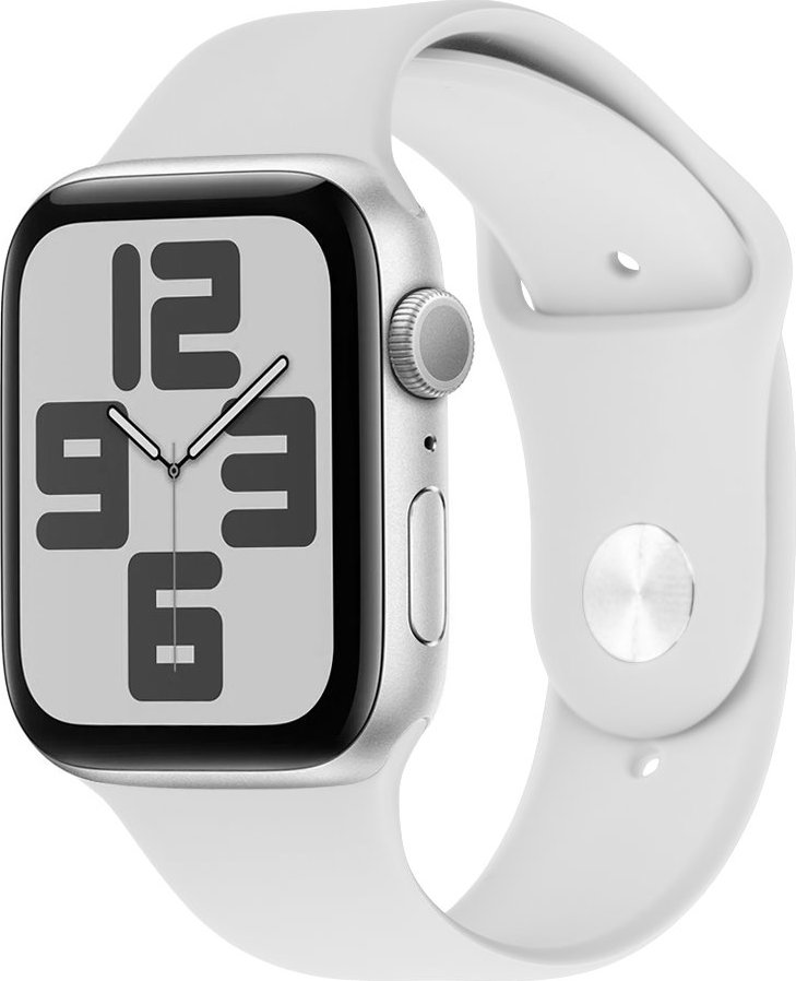 OBAL:ME Silikonový Řemínek pro Apple Watch 38-41mm S-M White