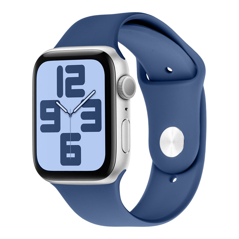 OBAL:ME Silikonový Řemínek pro Apple Watch 42-49mm M-L Blue